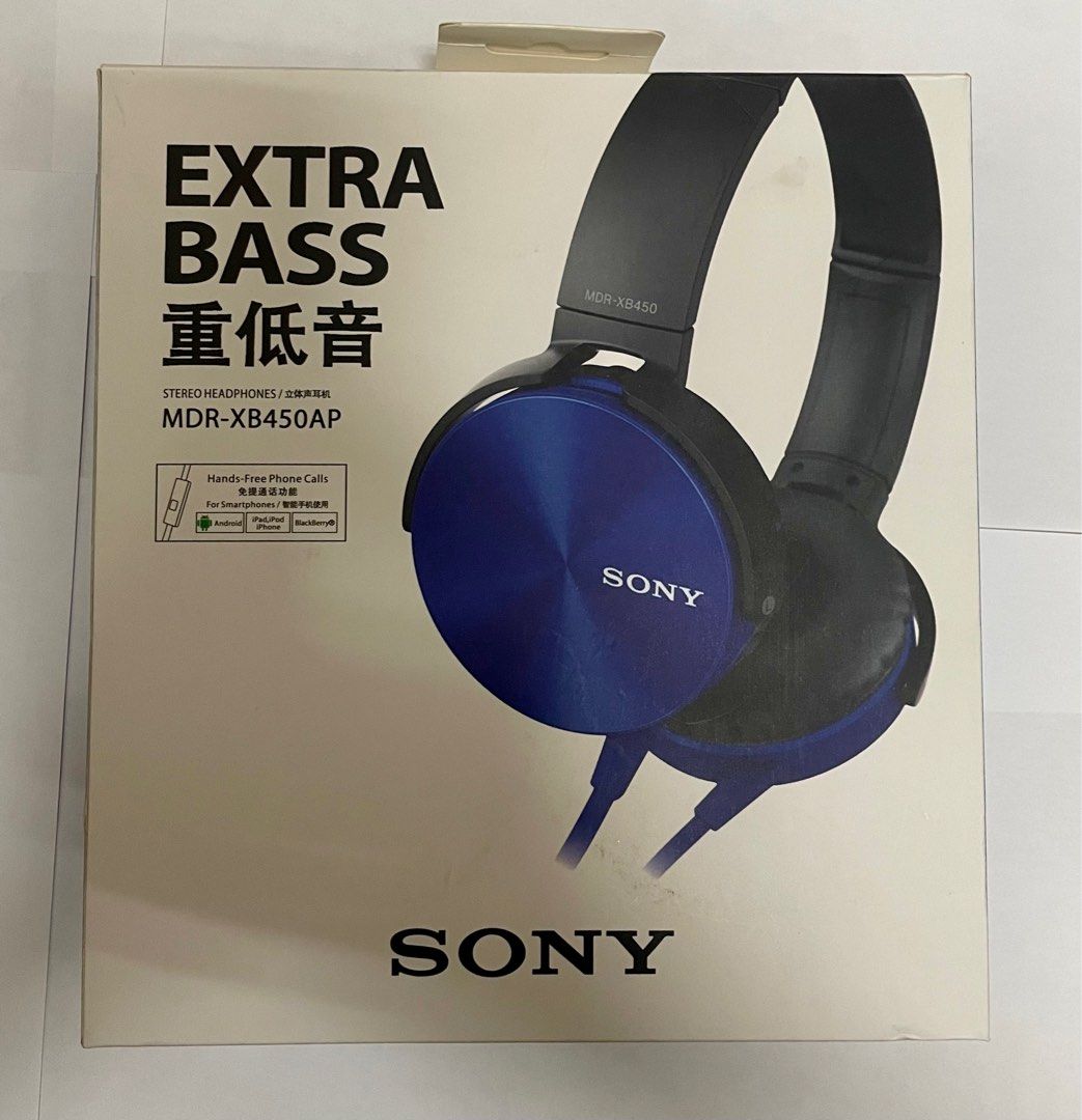 SONY-MDR-XB450AP, 耳機及錄音音訊設備, 頭戴式耳機在旋轉拍賣