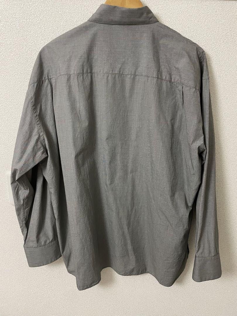 Stein oversize 格紋長袖襯衫S號, 他的時尚, 上身及套裝, T恤和Polo衫