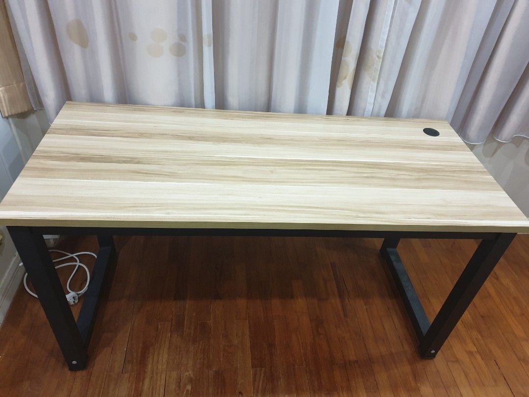 Study Table (Category: Tables & Sets) located in Singapore. Submitted by kkzin (Listing ID 1249211544, Image 1). Description: This is a highly stable and useful table. There is nothing wrong with it but I had to give it up as I'm moving. Price is negotiable if you can arrange for self pick up at Macpherson. The table has been disassembled so easier for you to collect!.