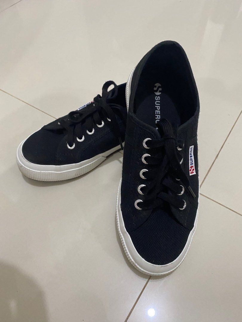 Superga Women s Sneakers Black Women s Fashion Footwear