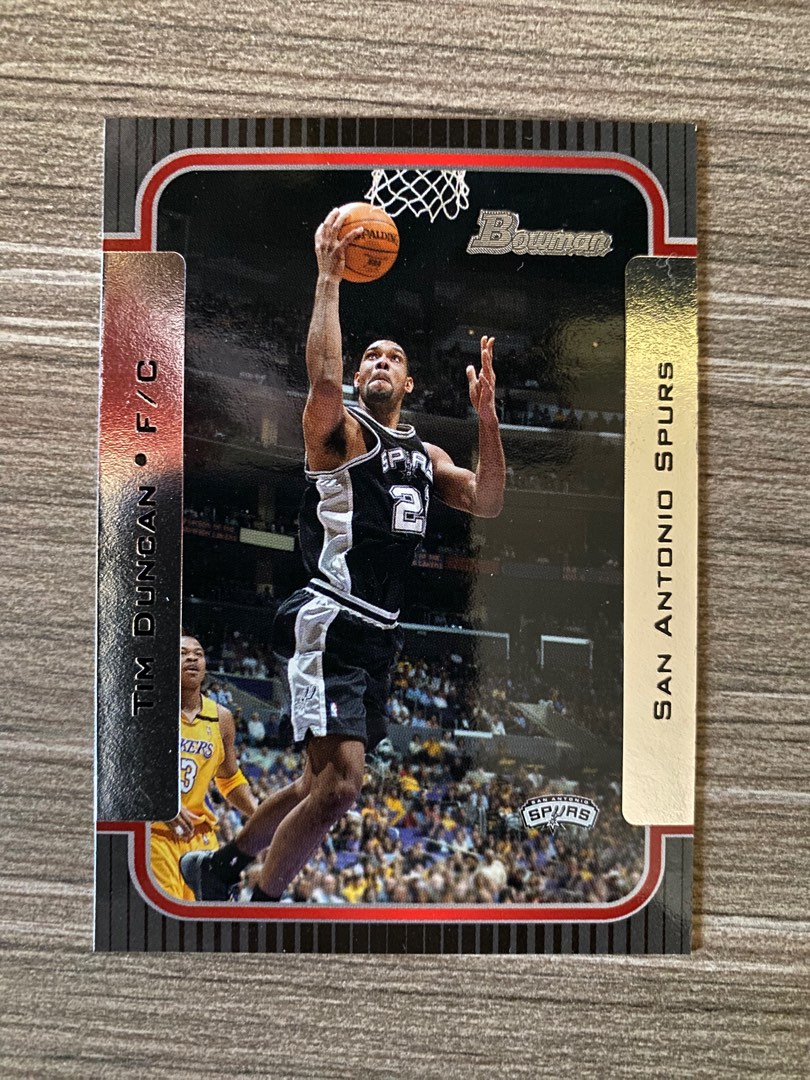 Tim Duncan Bowman Nba Cards Hobbies Toys Toys Games On Carousell   Tim Duncan 1692940067 D62eb5e5 