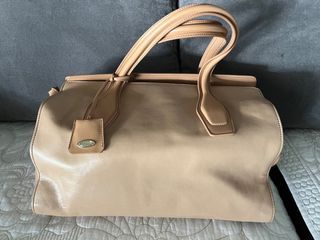 [used]-Authentic PRADA Vitello Phenix BN2419 Leather Tote Bag