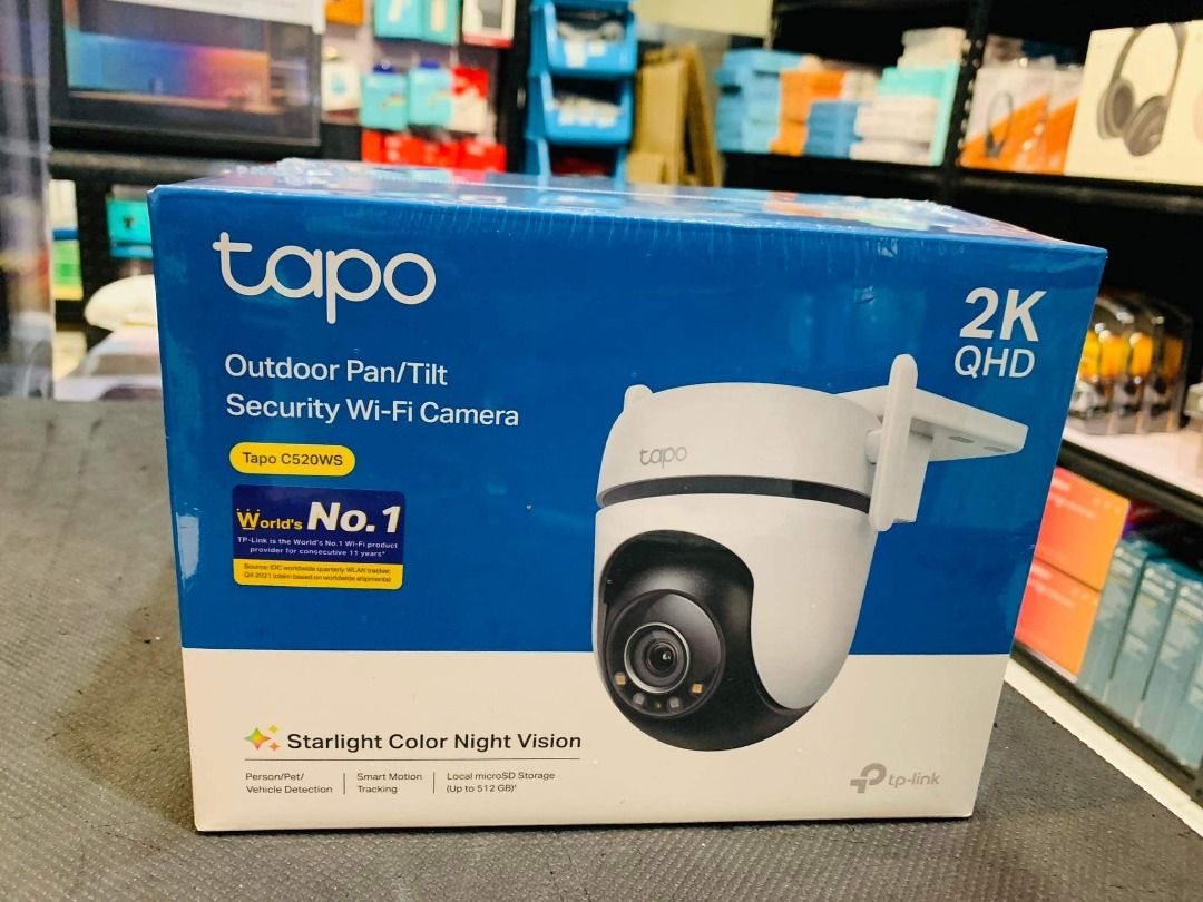 Tapo C520WS, Outdoor Pan/Tilt Security Wi-Fi Camera