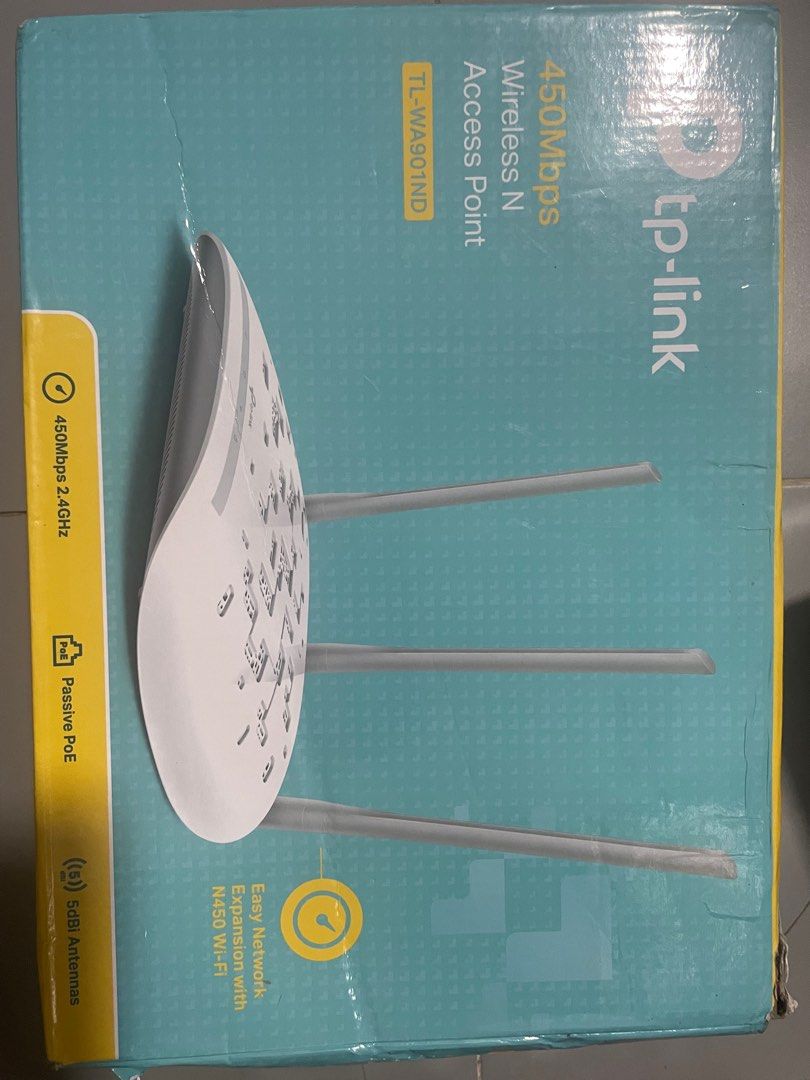 TPlink wireless access point/repeater (Category: Networking) located in San Mateo. Submitted by tiktok.tiktok (Listing ID 1251037676, Image 1). Description: Nastock lang Di nagamit.
