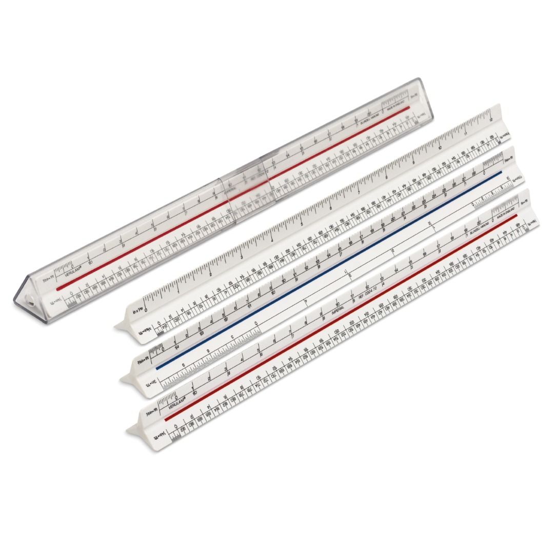 Tri scale Scala Ruler 30cm Hobbies Toys Stationery Craft