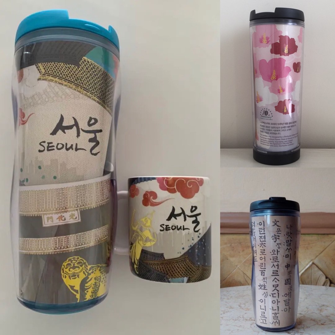 Tumbler Starbucks Seoul/Korea/Korean Sakura on Carousell