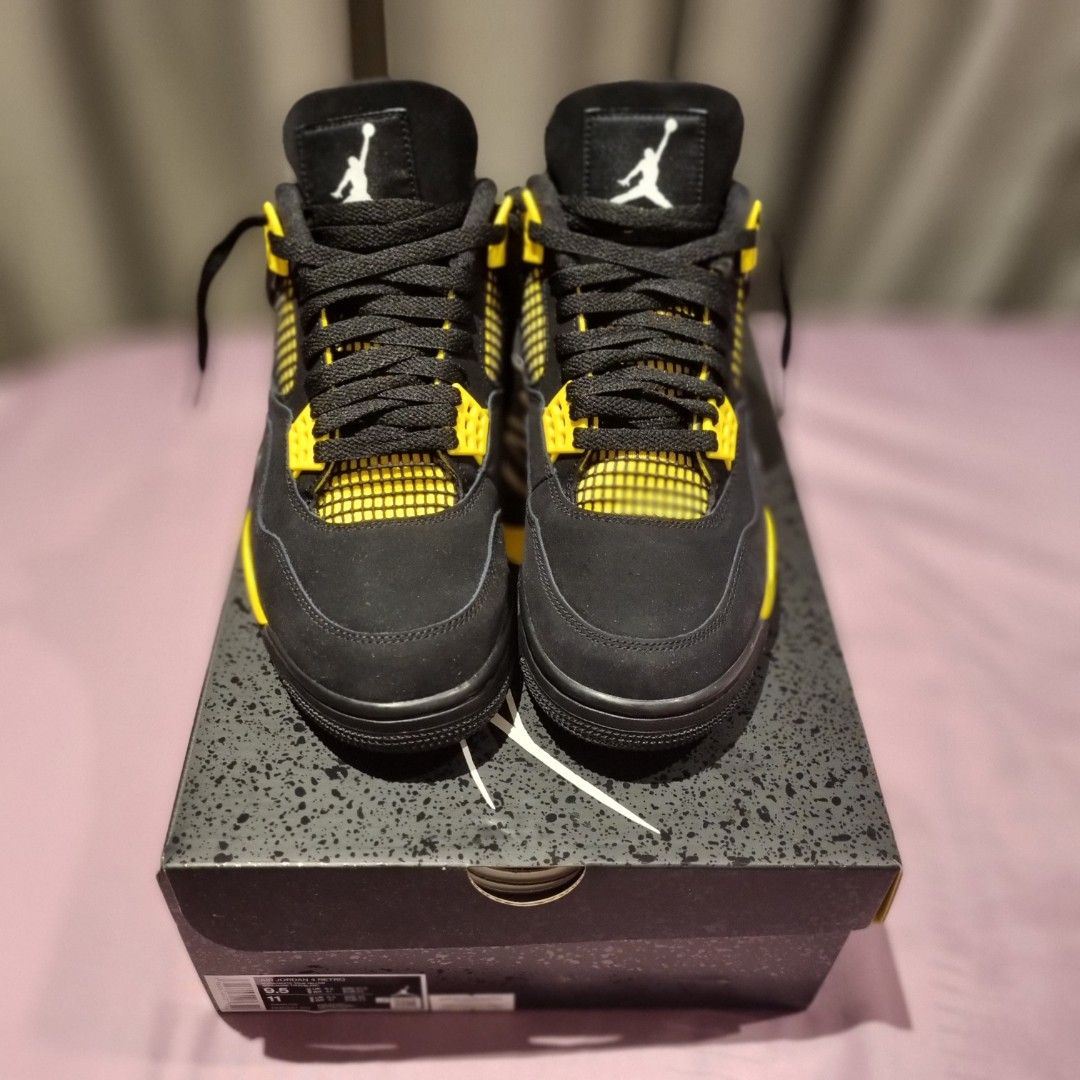 Jordan 4 thunder box clearance