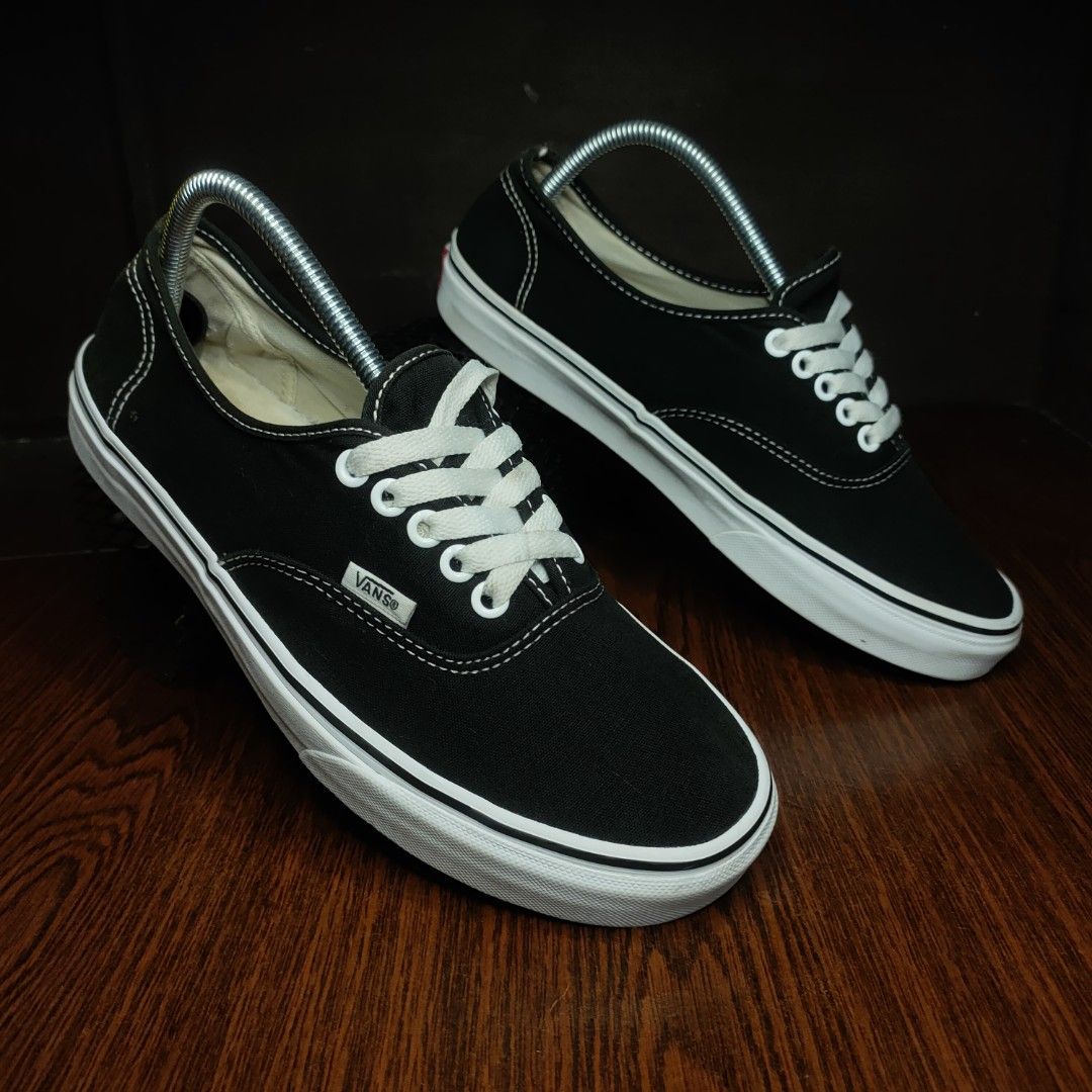 original Vans authentic black Fesyen Pria Sepatu Sneakers di