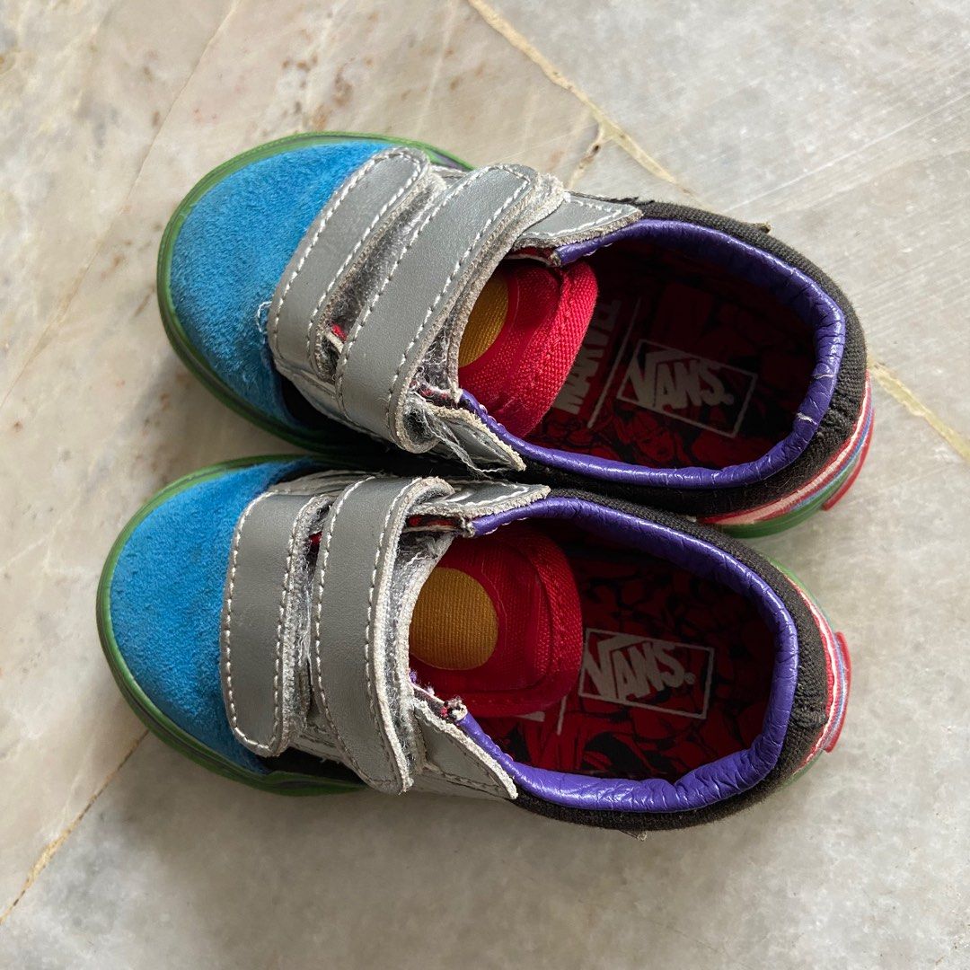 Vans marvel outlet shoes toddler