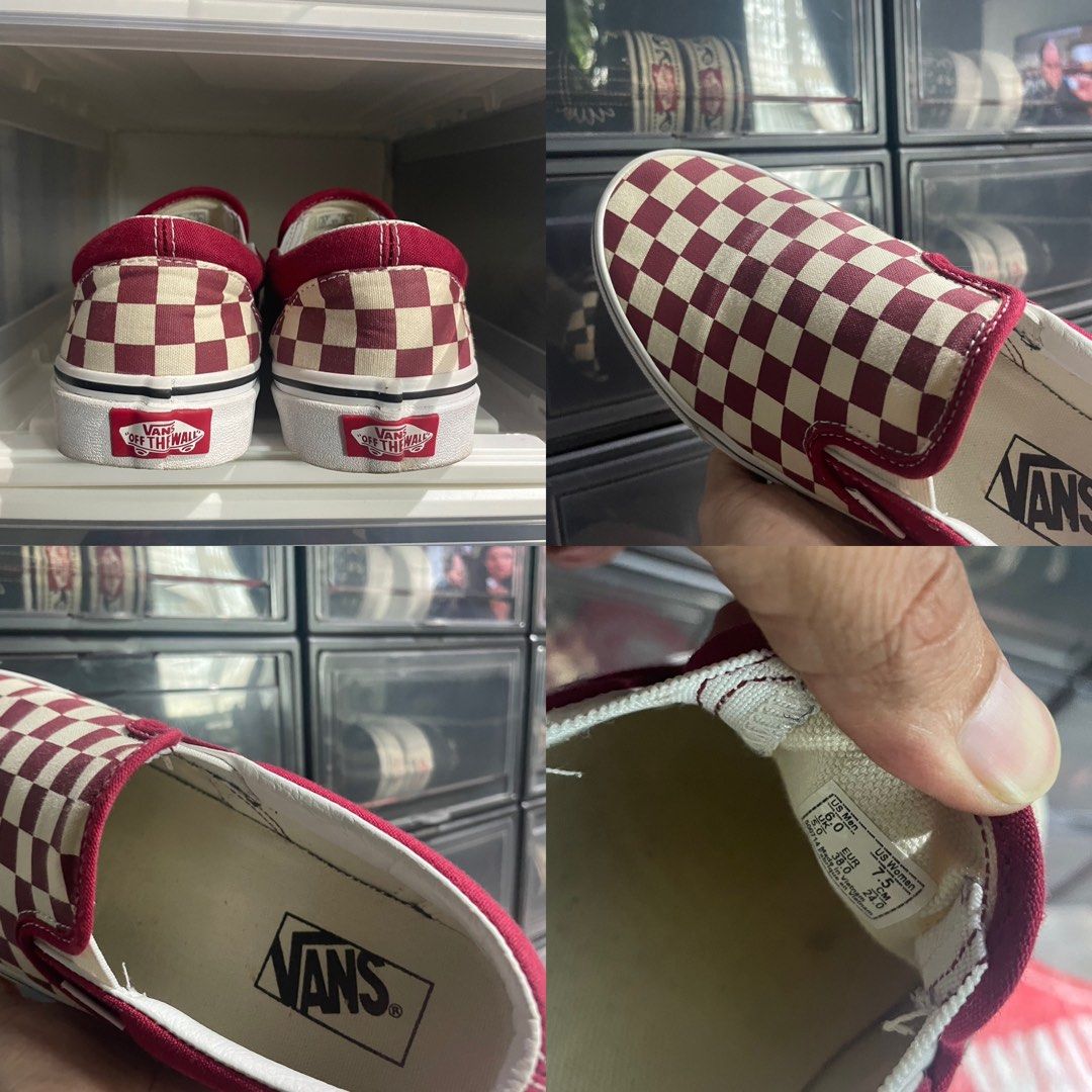Mens checkerboard vans 2025