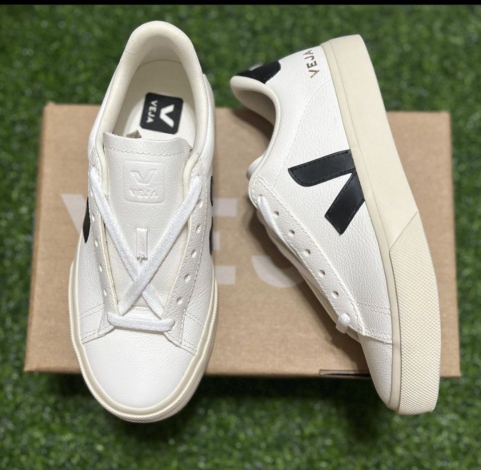 Veja Campo White/Black, Men's Fashion, Footwear, Sneakers on Carousell