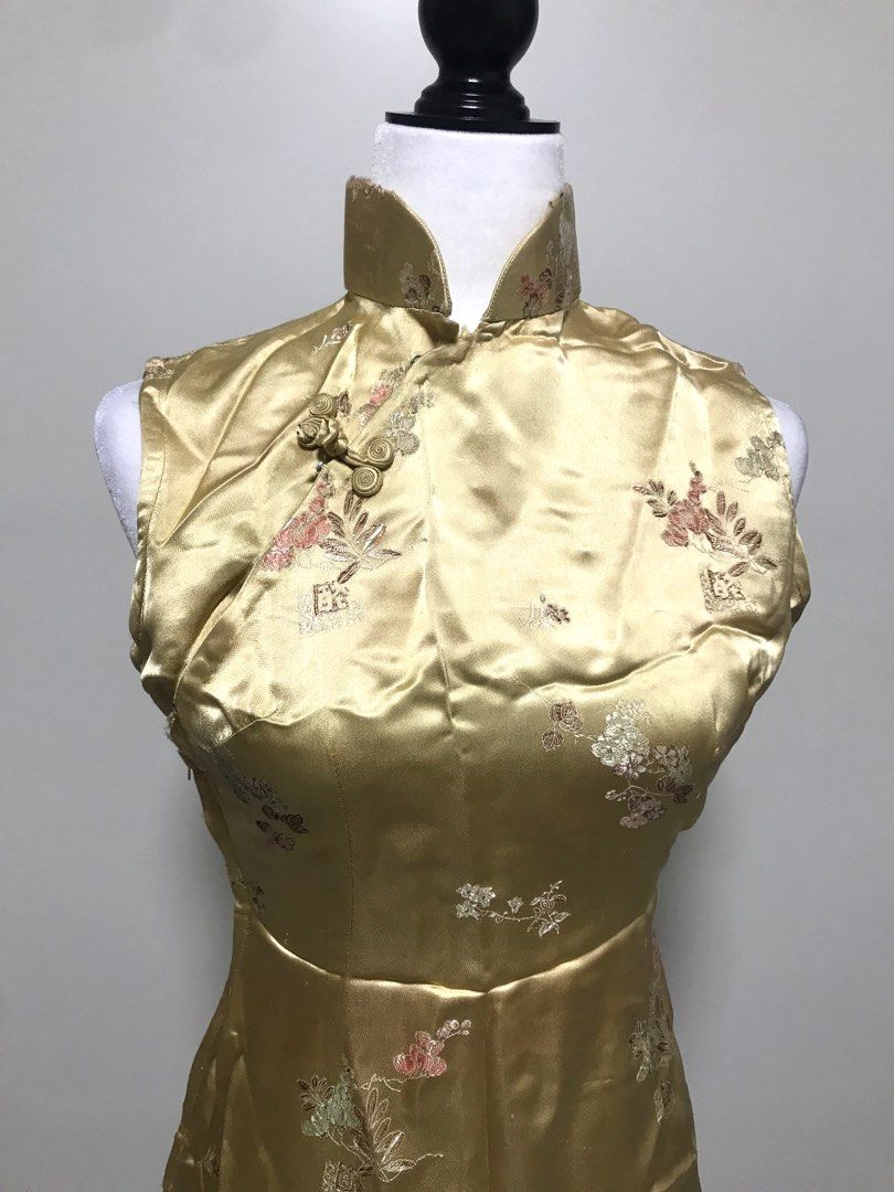 Cheongsam gold top