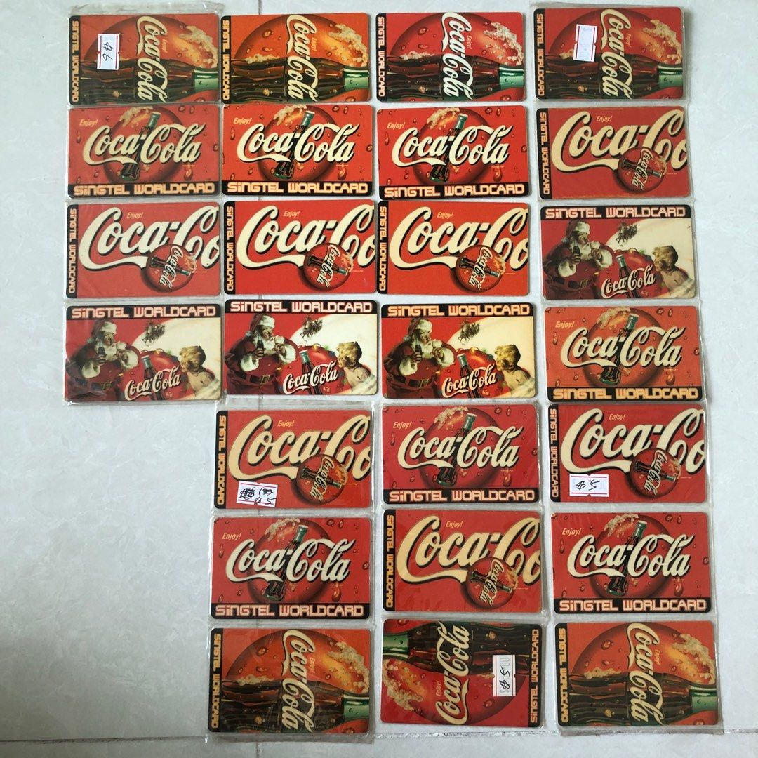 Vintage Coca Cola SG Phone cards, Hobbies & Toys, Memorabilia & Collectibles,  Vintage Collectibles on Carousell