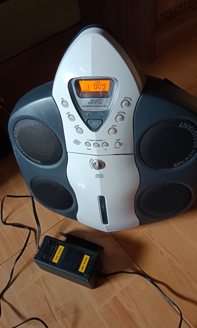 VINTAGE JVC BOOMBOX Backpack Stereo CD Player Radio Cassette, Audio