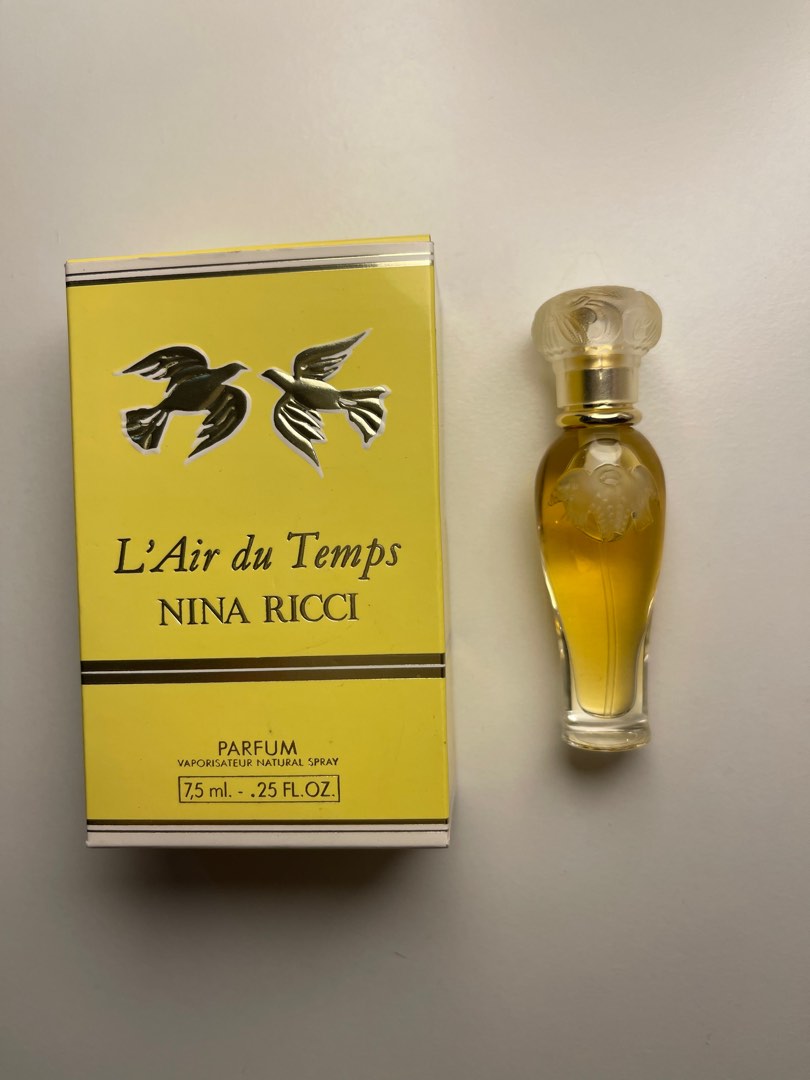 Vintage Nina Ricci L'Air du Temps, 7.5ml Parfum, Beauty  Personal Care,  Fragrance  Deodorants on Carousell