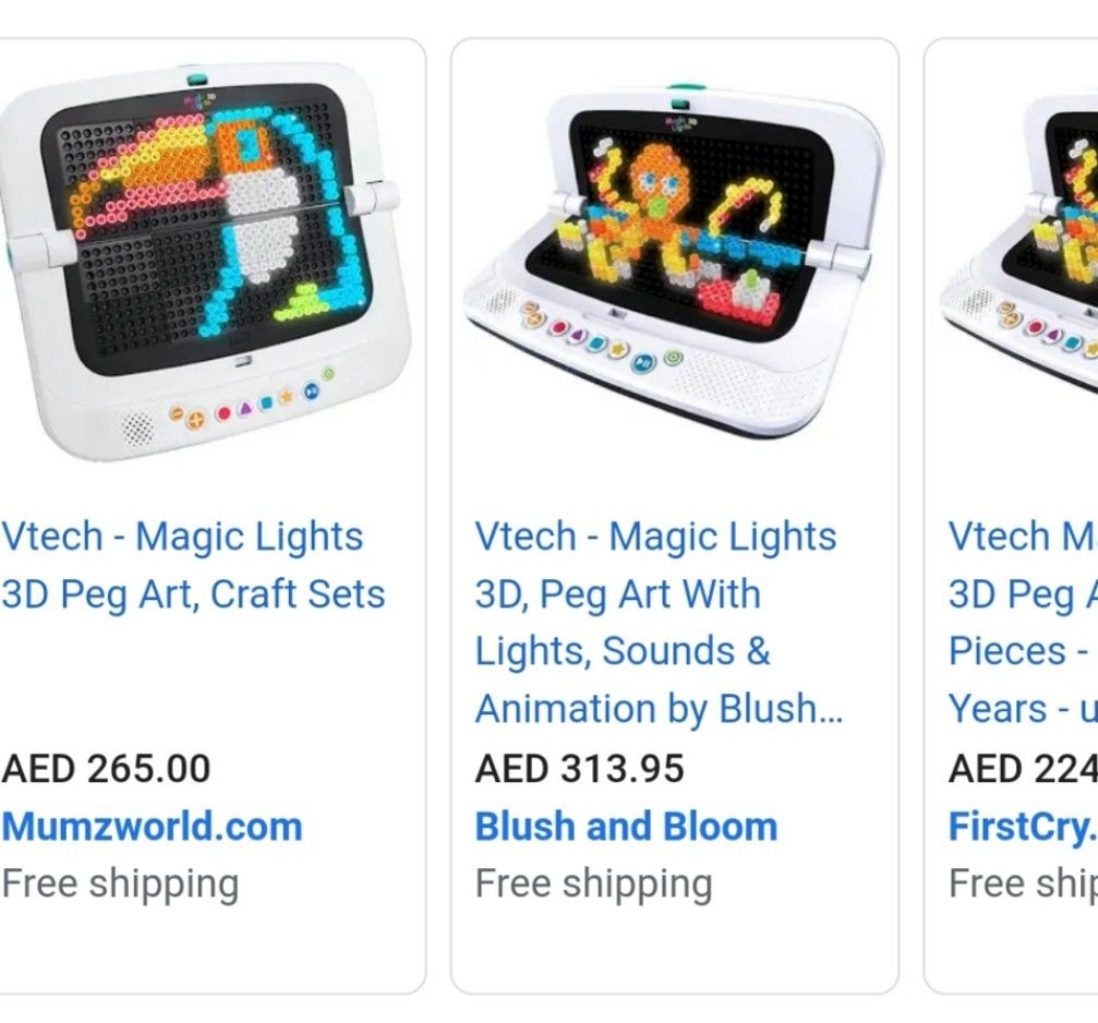 Vtech 3d magic lights, Hobbies & Toys, Toys & Games on Carousell