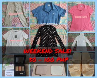 Weekend Sale! Uniqlo Nike Gap usually 50-100 php
