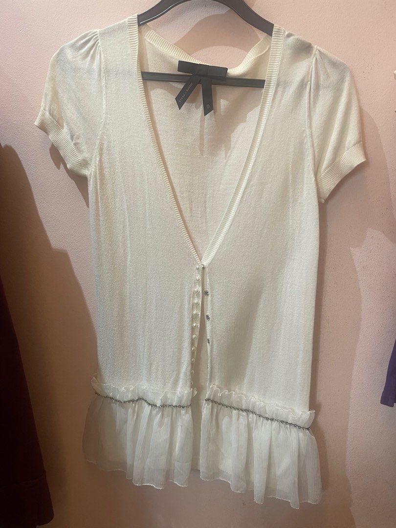 White lace best sale short cardigan