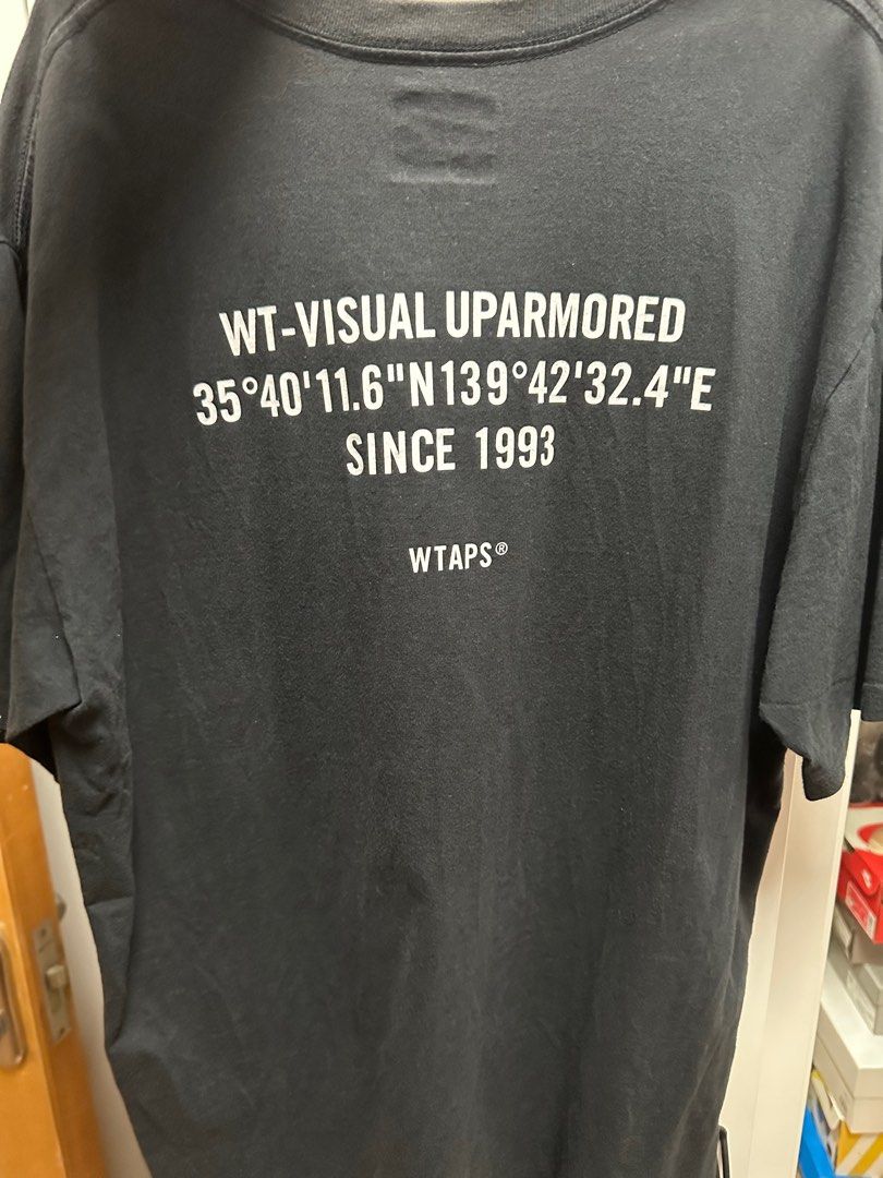 Wtaps Tee black size:03(L), 男裝, 上身及套裝, T-shirt、恤衫