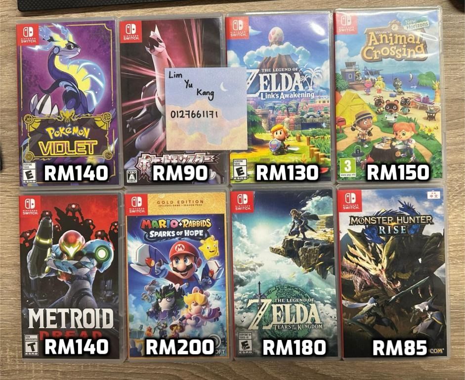 WTS Nintendo Switch Used Game Digital Account