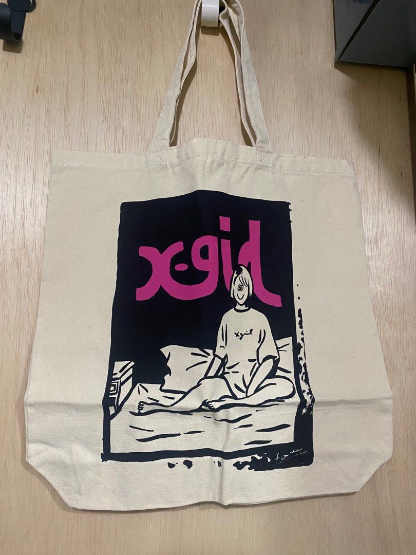 日本品牌X-GIRL TOTE BAG, 女裝, 手袋及銀包, Tote Bags - Carousell