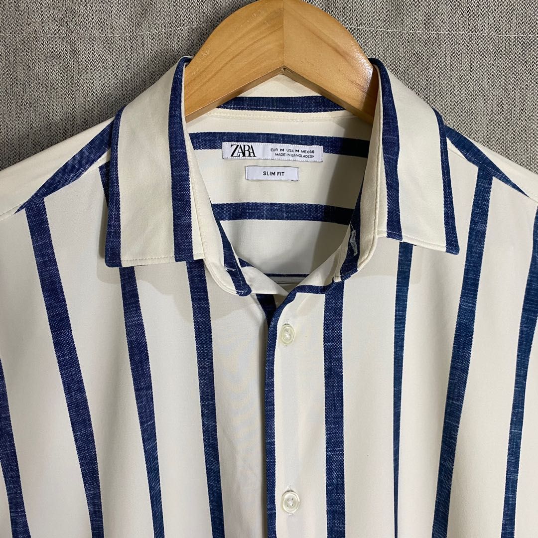 Zara button up shirt, Men's Fashion, Activewear on Carousell