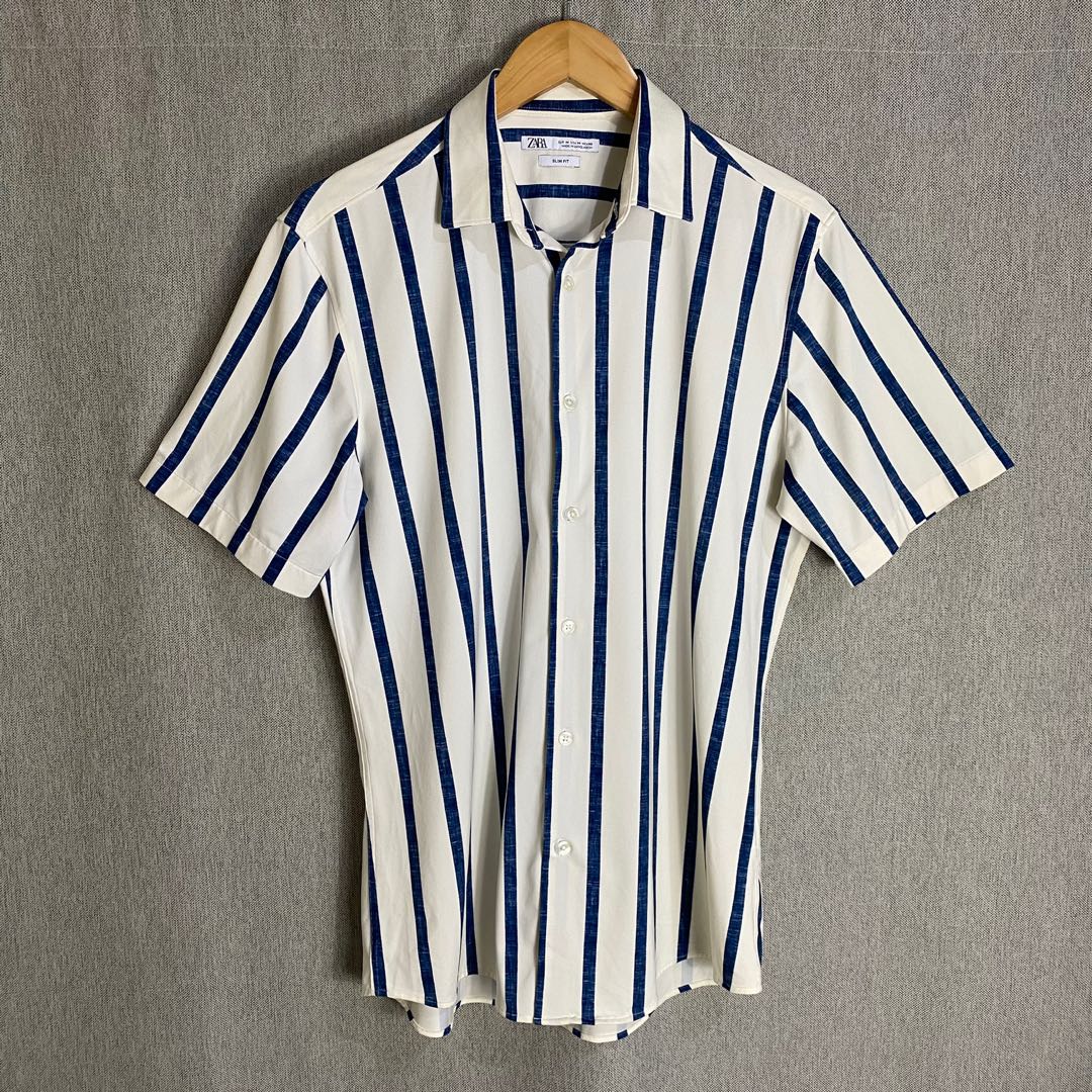 Zara button up shirt, Men's Fashion, Activewear on Carousell