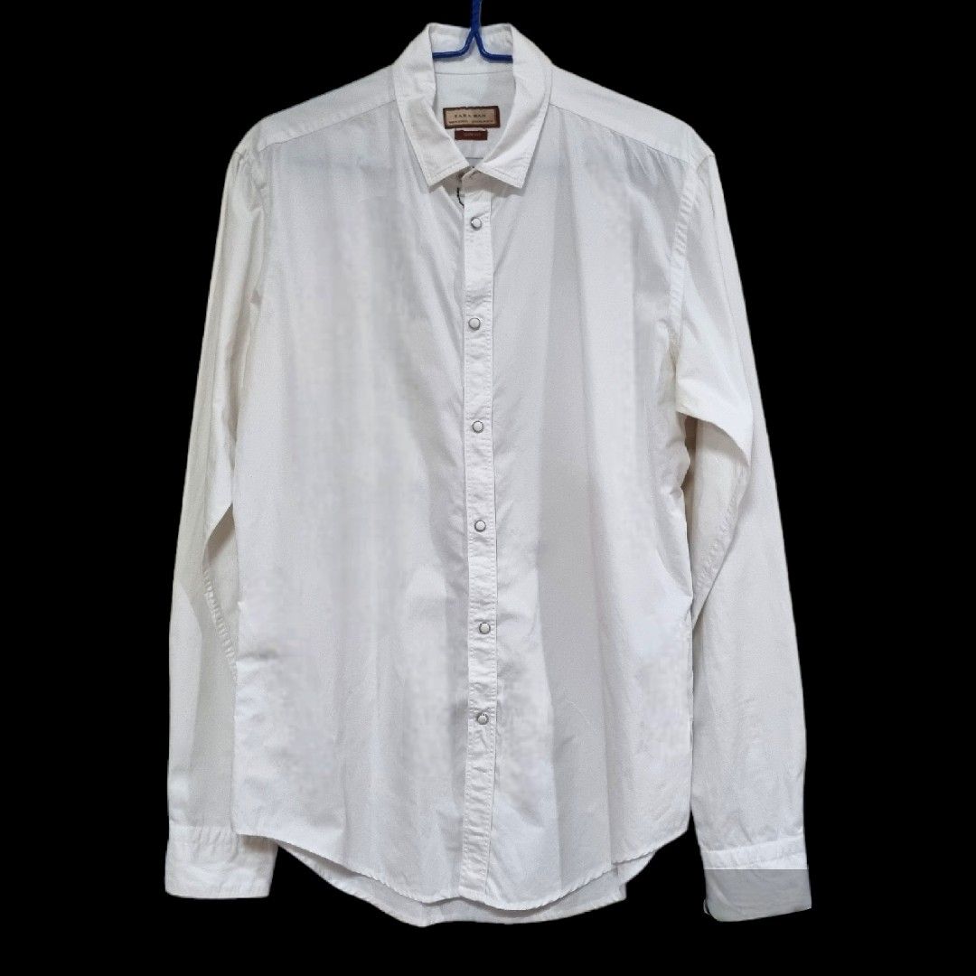 Casual white discount button up shirt