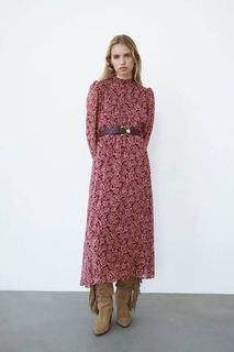 ZARA paisley long dress