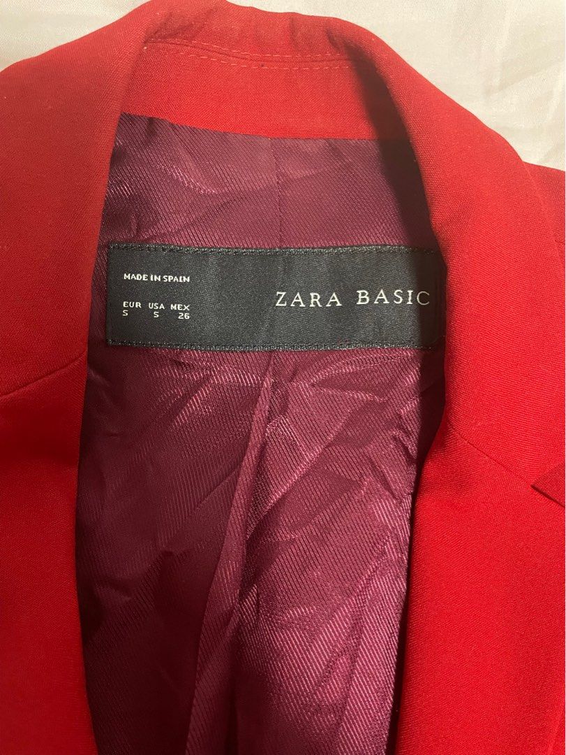 Zara Size L Red  Blazer main image 1