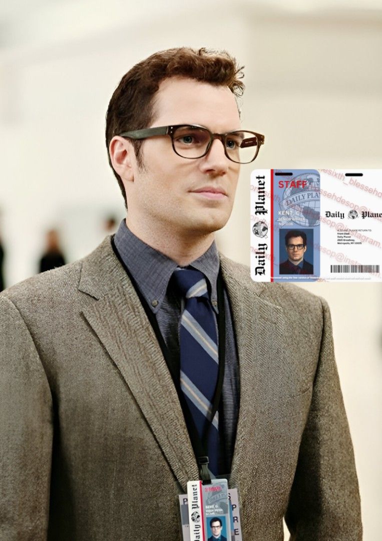 1/6 scale toy Daily Planet reporter pass for Clark Kent superman movie