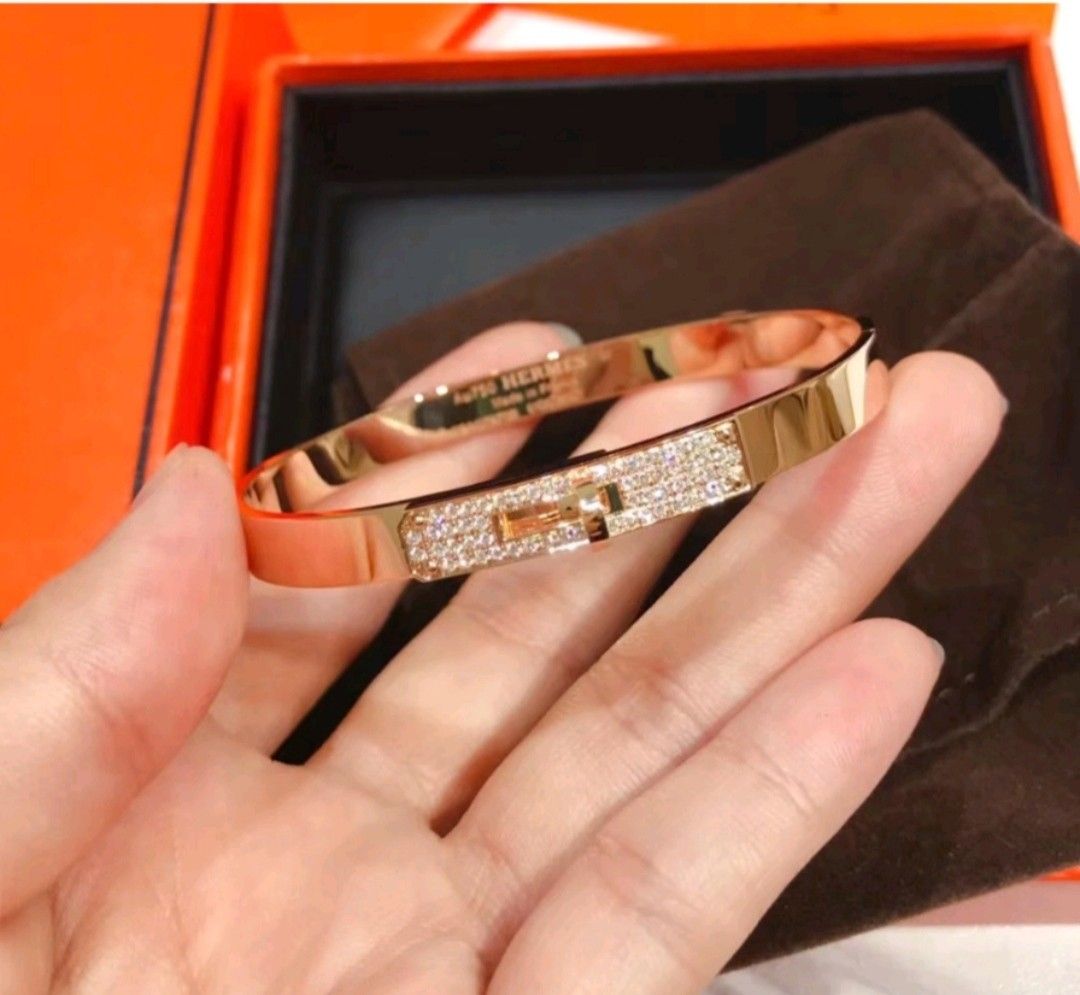 18k GOLD H.e.r.m.e.s Kelly Bracelet Women s Fashion Jewelry