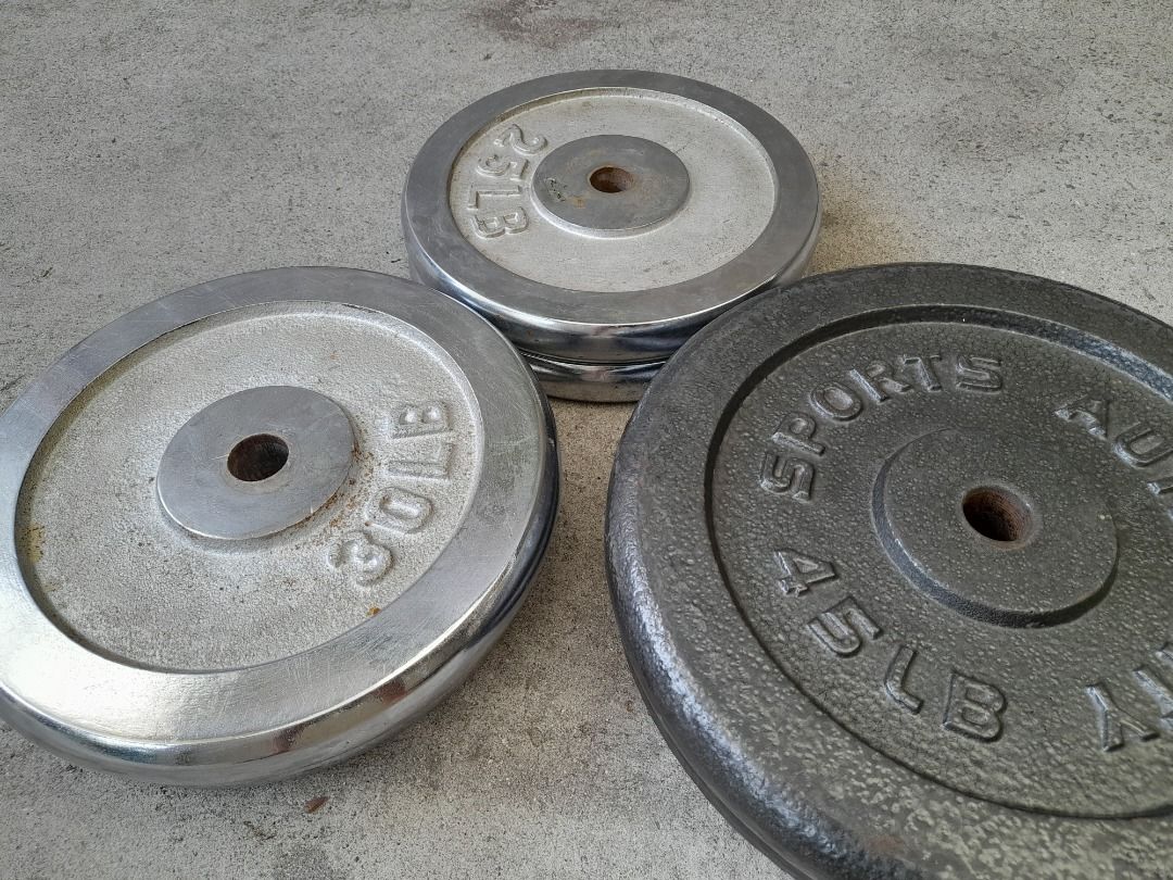 45 lbs. / 20.4 kg Sports Authority Weights / Plates on Carousell