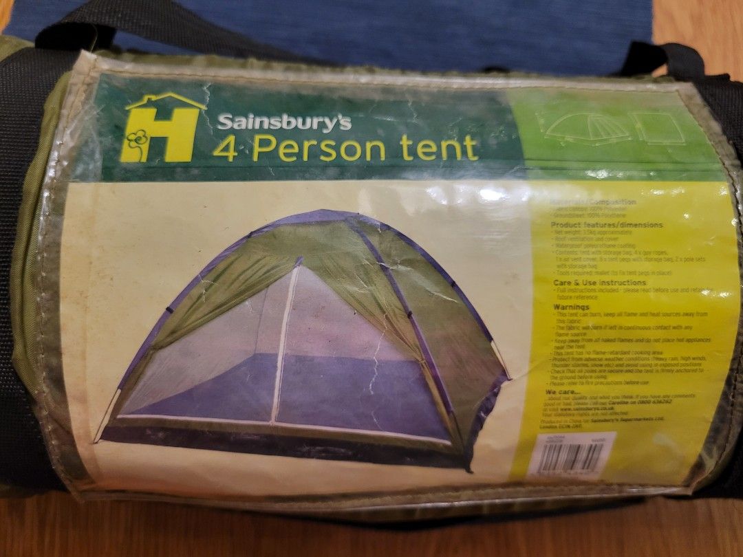 Sainsburys tent outlet