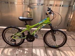 瑩光綠色 20寸Solar中童單車