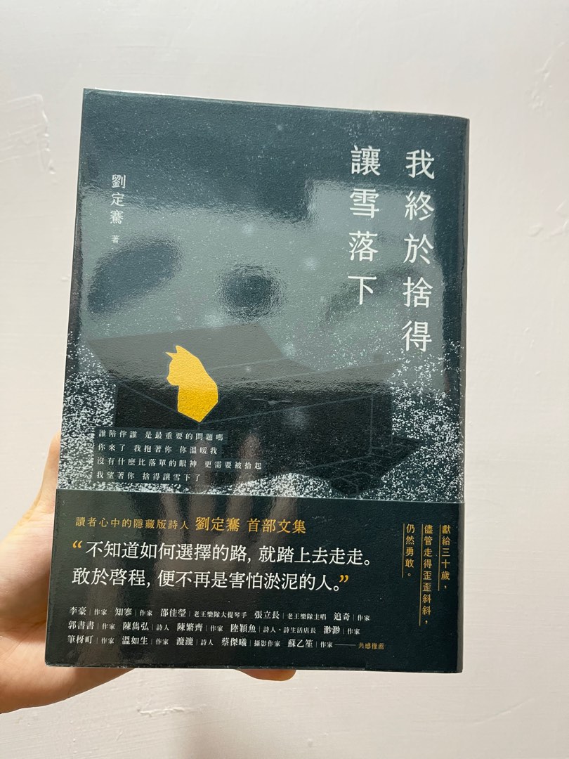 我終於捨得讓雪落下劉定騫, 興趣及遊戲, 書本& 文具, 小說& 故事書