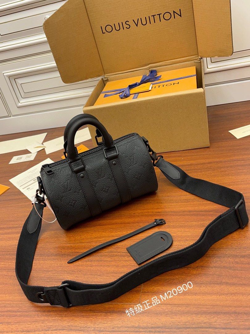 Louis Vuitton M20900 Keepall Bandoulière 25, Black, One Size