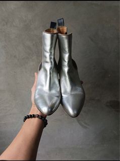 Acne studio silver boots