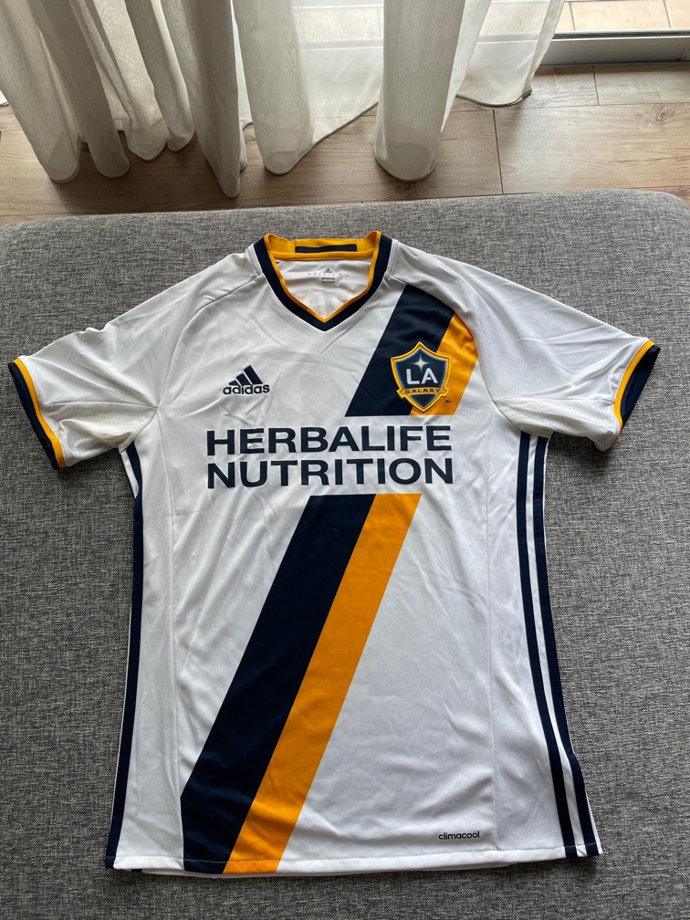 Vintage Los Angeles La Galaxy MLS Adidas Medium Yellow Jersey New Men