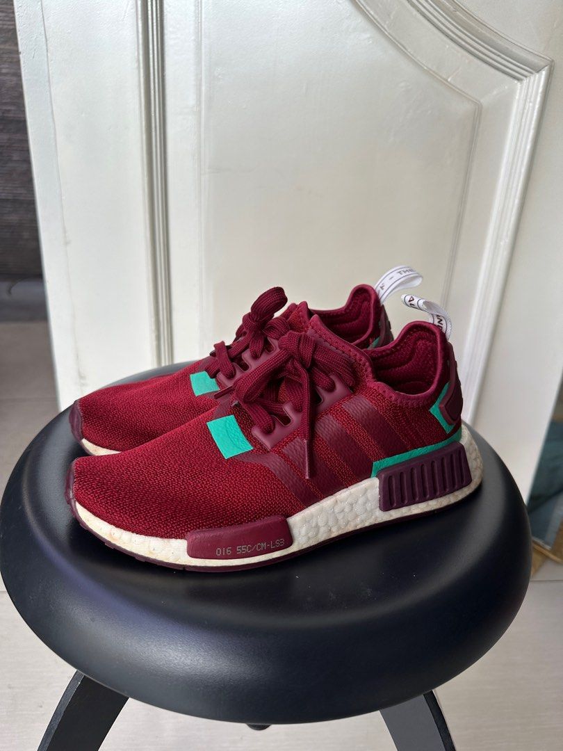 Adidas nmd womens maroon hot sale