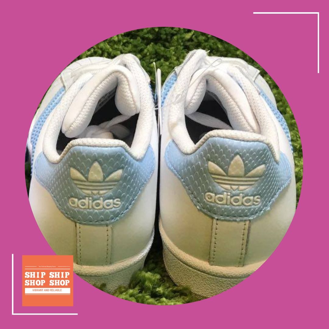 Adidas Superstar Baby Blue Cool Toned Women s Fashion