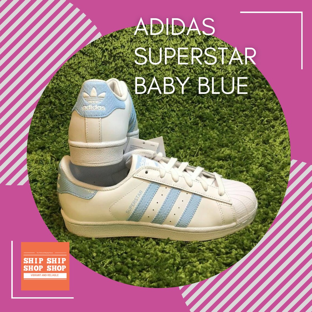 Adidas Superstar Baby Blue Cool Toned Women s Fashion