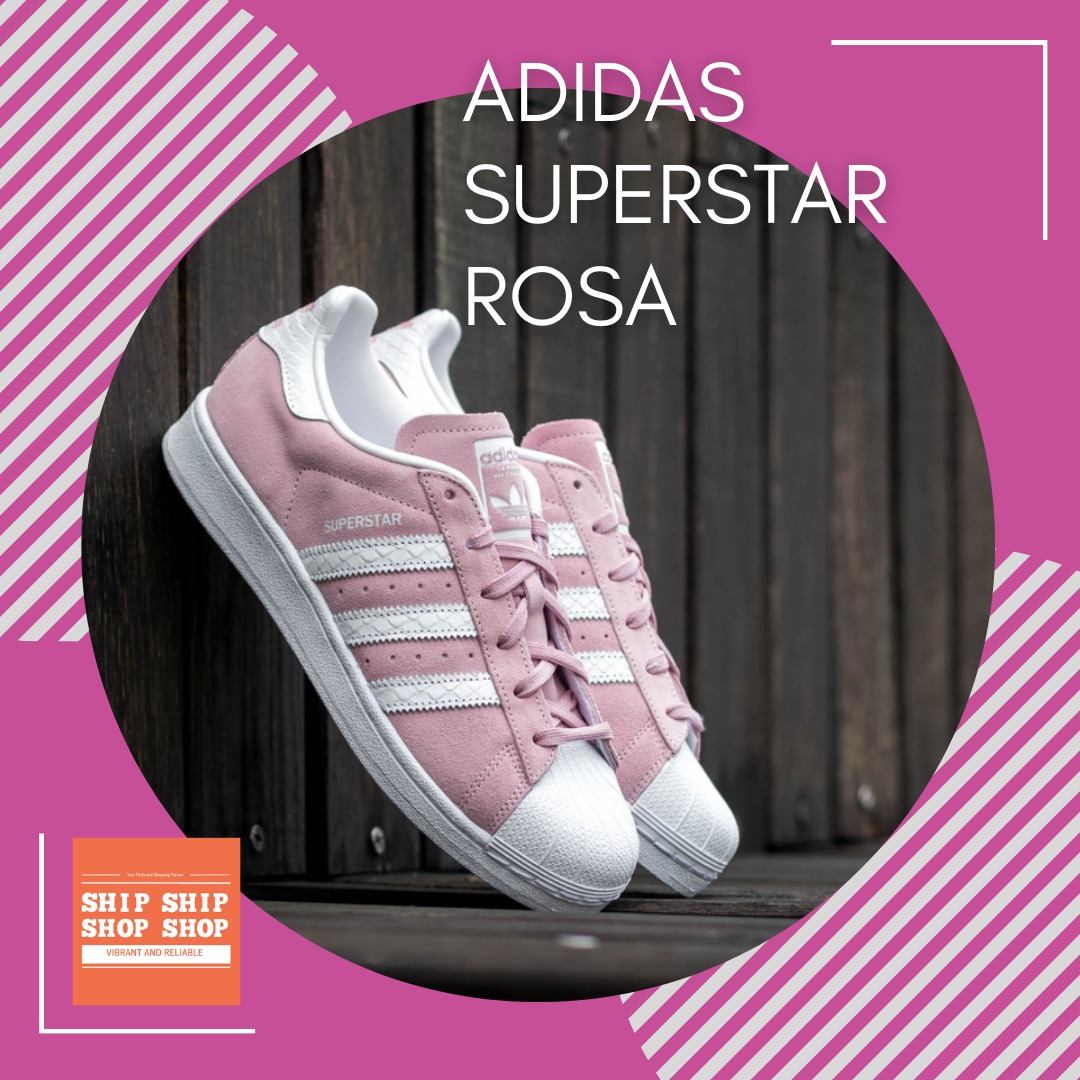 Adidas superstar hellrosa cheap