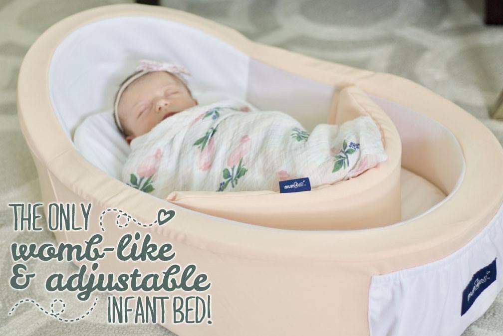 Adjustable baby bed (Category: Cots & Cribs) located in Pasig City. Submitted by unicornsanddinosaurs (Listing ID 1251111974, Image 1). Description: Mumbelli is the only womb-like, adjustable and versatile infant bed that can be used as a co-sleeper, bassinet and lounger for your baby that is proven to be safe and have a calming effect. With box and carry bag 3 pcs available No shopee check out for areas serviceable by Grab Lalamove or Angkas onl