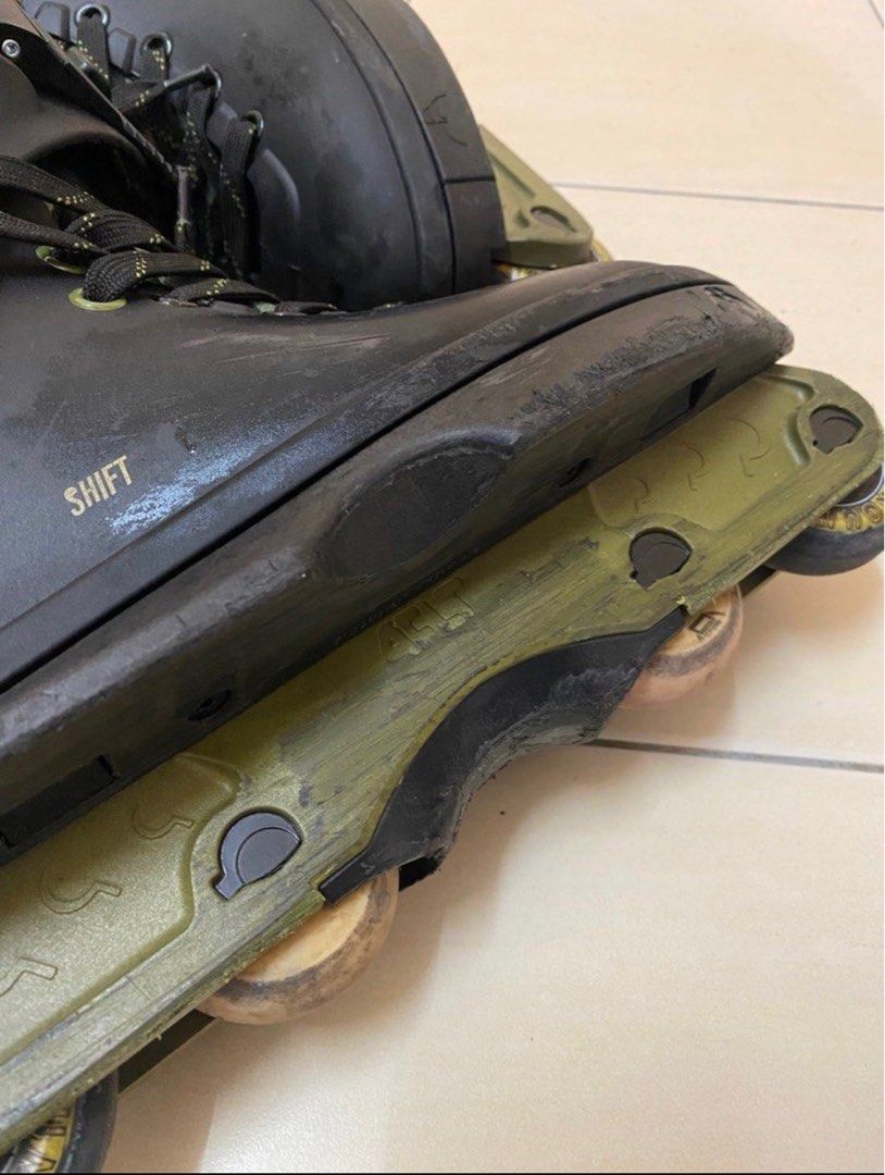 Aggressive Inline Rollerblade (Category: Skates, Rollerblades & Scooters) located in Cyberjaya. Submitted by likscepr (Listing ID 1251216795, Image 2). Description: Uk6 Flat setup Dm for more details .