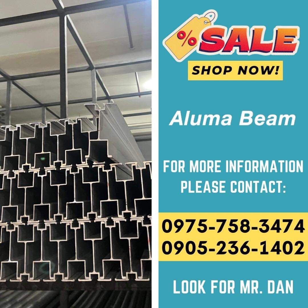 Aluma beam (Category: Construction & Building Materials) located in Manila. Submitted by cathvesta_sales (Listing ID 1251126653, Image 1). Description: 📌DIRECT SUPPLIER 📌IMPORTER FACTORY DISCOUNTED PRICE SALE❗️❗️❗️ SALE ❗️❗️❗️SALE ❗️❗️❗️ FOR INQUIRIES AND FASTER TRANSACTIONS PLS MESSAGE OR CALL; ☎️0905-236-1402 ☎️0975-758-3474 📲0905-236-1402 (VIBER NUMBER) Look for Ms. Cath Products: ▫️Machinery ▫️Electrical ▫️Valves & Fittings ▫️ Metals ( Sta