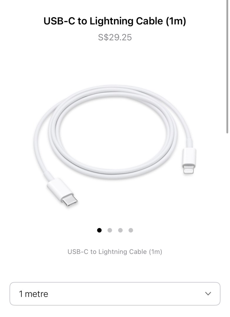 Apple Lightning Cable, Mobile Phones & Gadgets, Mobile & Gadget