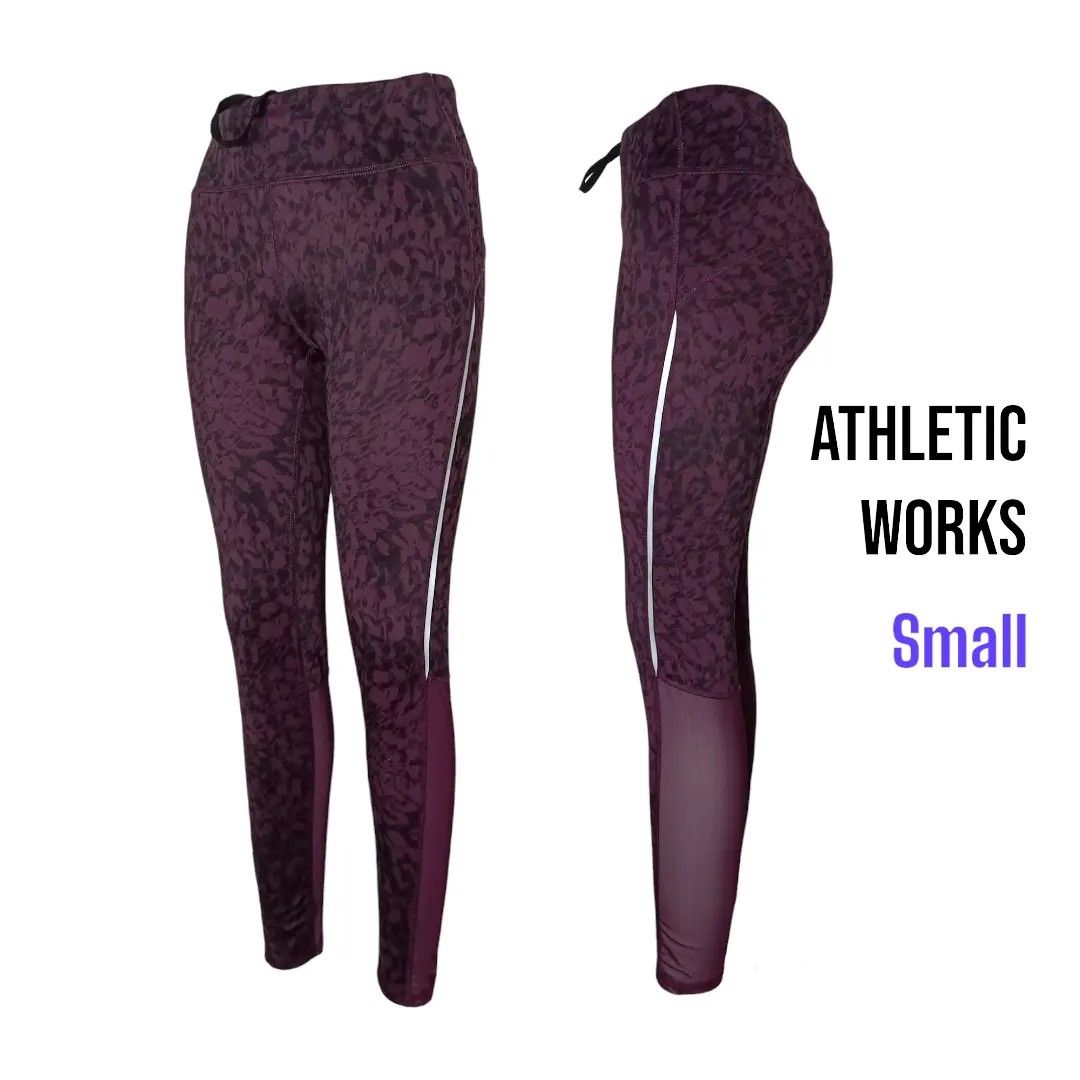 Athletic Works Leggings, Small Mesh, Women's Fashion, Activewear