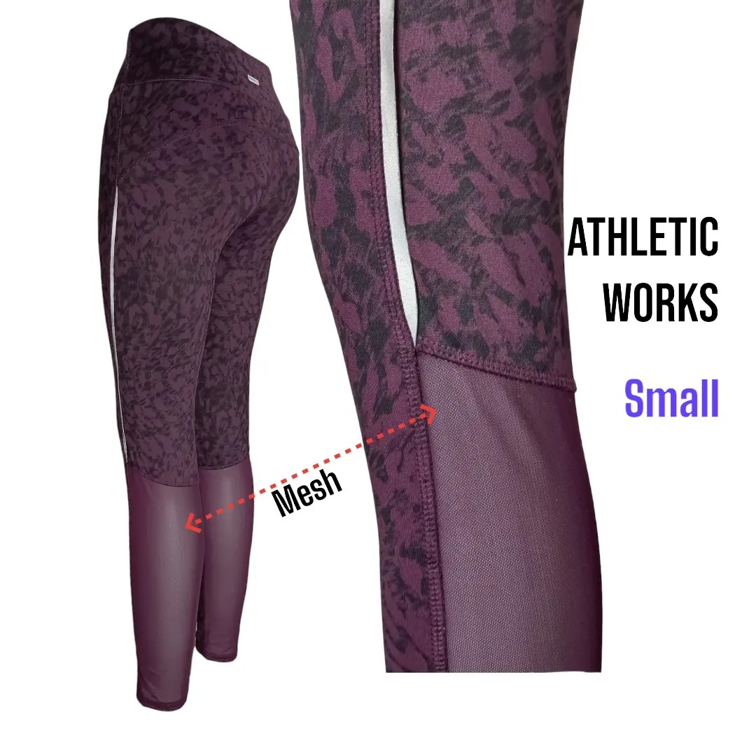 Athletic Works Leggings, Small Mesh, Women's Fashion, Activewear on  Carousell