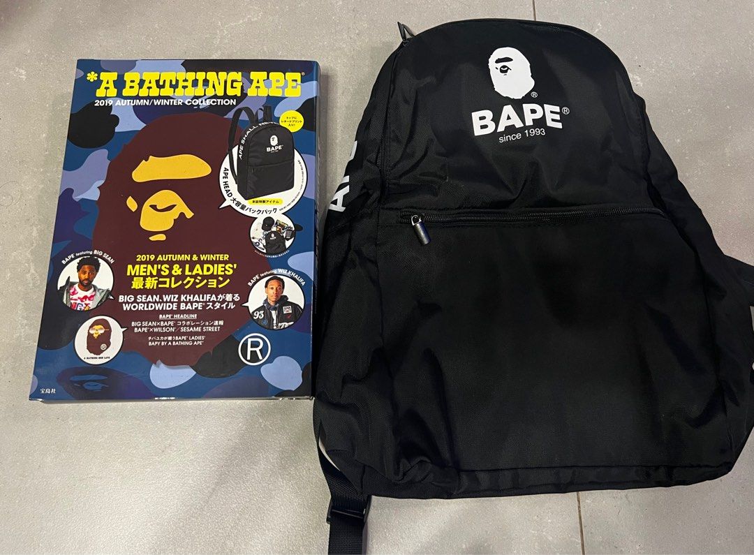 Authentic Brand New bathing Ape Bape backpack, Men's Fashion, Bags